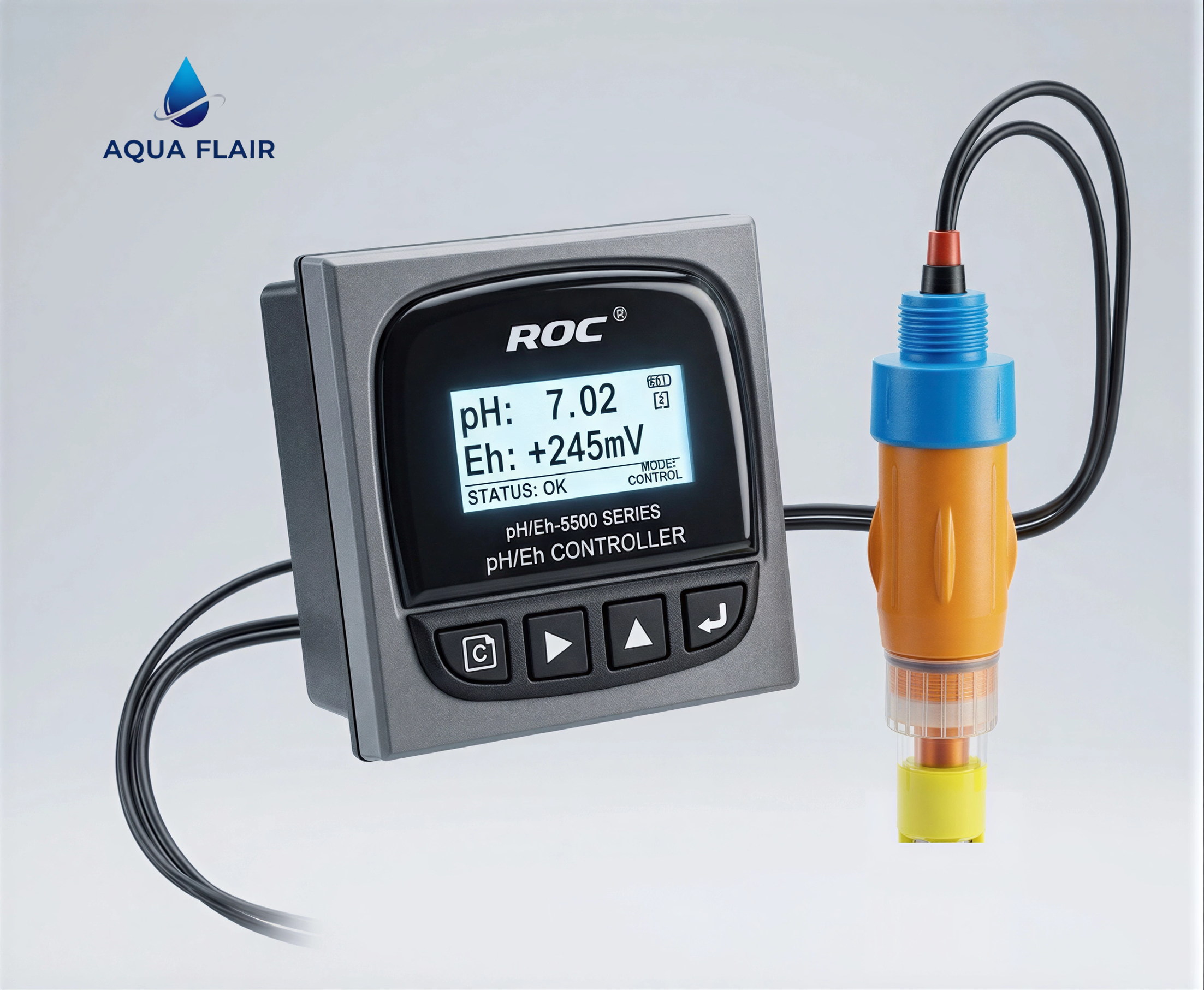 PH 5500 3 CREATE ROC PH-5320 pH / ORP Online Controller